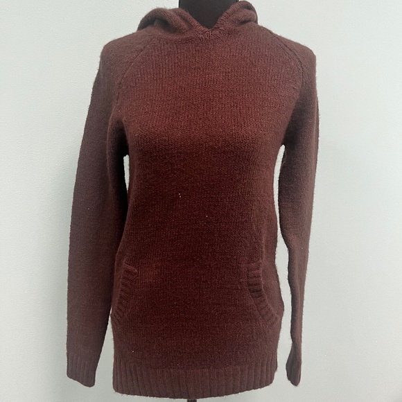 Vince sweater with hood and pockets in brown size XS